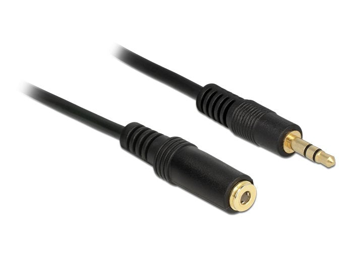 EAN 4043619837625 - DeLOCK 3.5mm M-F, 0.5m cable de audio 0,5 m 3,5mm Negro imagen 1