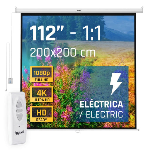 EAN 8435364308929 - iggual PSIES200 pantalla de proyección 2,82 m (111") 1:1 imagen 1