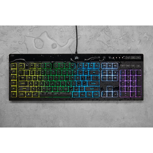 EAN 840006631743 - Corsair K55 RGB PRO teclado Juego USB AZERTY Francés Negro imagen 9