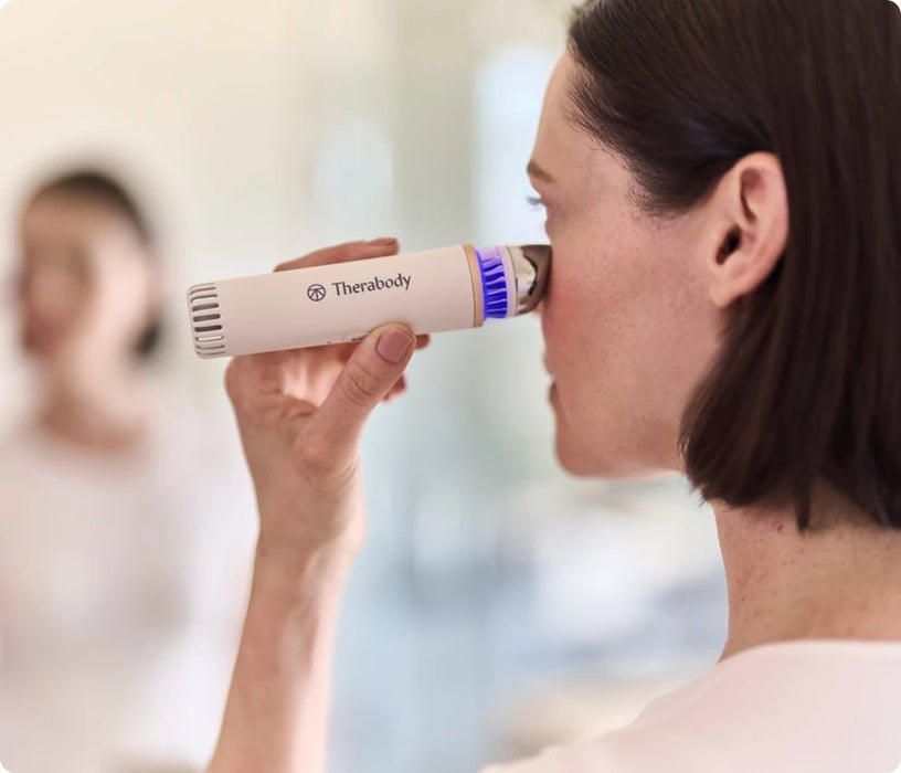 EAN 0840295408965 - Therabody Theraface Depuffing Wand masajeador Cara Azul imagen 3