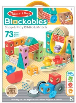 EAN 0681147005525 - Melissa & Doug MDT BBN Blockables Town Pyst GML imagen 2