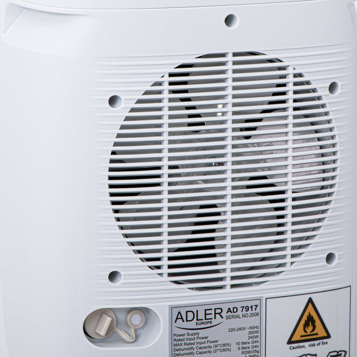 EAN 5902934838665 - Adler AD 7917 deshumidificador 2,2 L 45 dB 200 W Blanco imagen 4