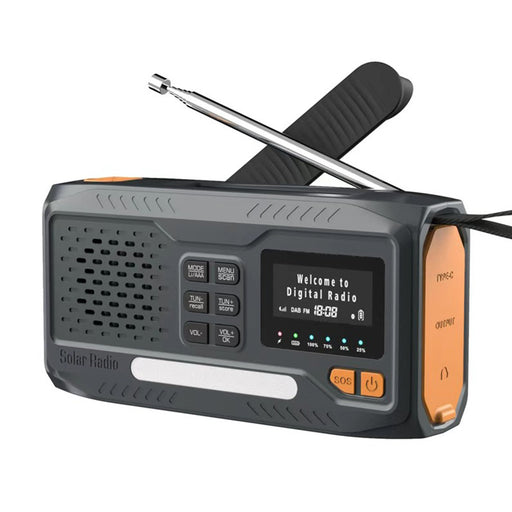 EAN 5904960298451 - Extralink RADIO AWARYJNE BLUETOOTH SOLARNE Z KORBKA DYNAMO POWERBANK 4000MAH Z LATARKA SOS BT-4000 Portát imagen 2
