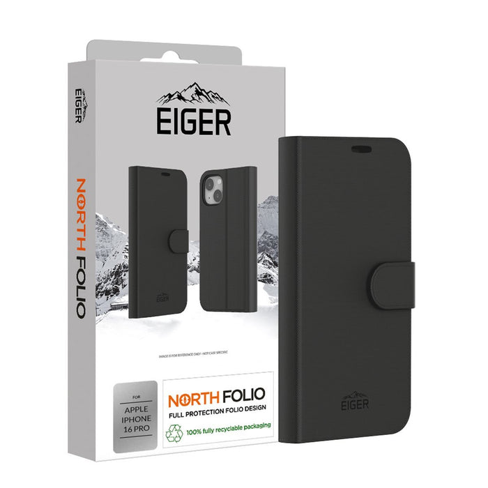 EAN 5055821777056 - EIGER EGCA00633 funda para teléfono móvil 16 cm (6.3") Funda cartera Negro imagen 2