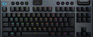 EAN 5099206099692 - Logitech G G915 TKL teclado Juego RF Wireless + Bluetooth AZERTY Belga Carbono imagen 10