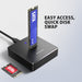 EAN 8595247909596 - Axagon ADSA-M2C11 base de conexión para disco duro USB 3.2 Gen 2 (3.1 Gen 2) Type-C Negro imagen 6