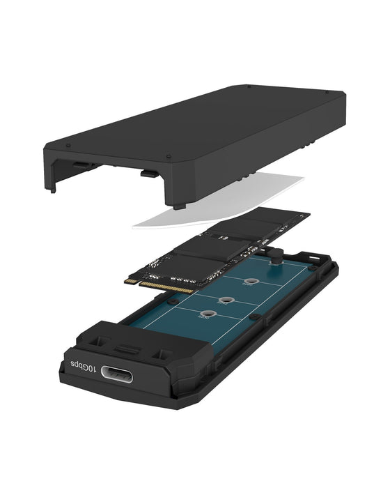 EAN 4250078175230 - ICY BOX IB-1805ML-CU31 Caja externa para unidad de estado sólido (SSD) Negro M.2 imagen 2