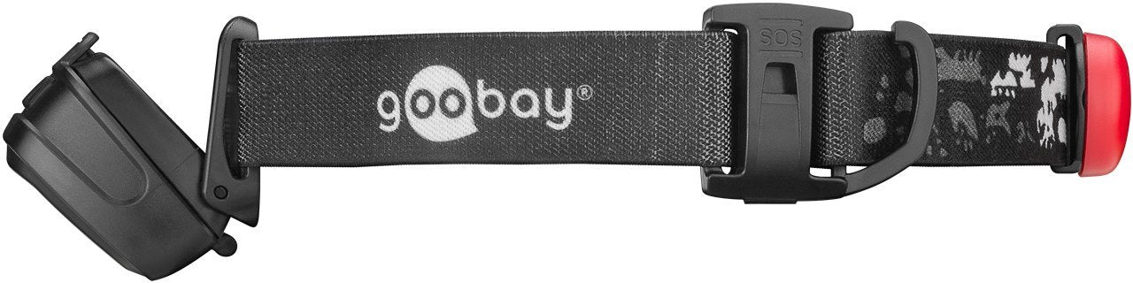 EAN 4040849583919 - Goobay 58391 linterna Negro, Rojo, Blanco Linterna con cinta para cabeza LED imagen 2