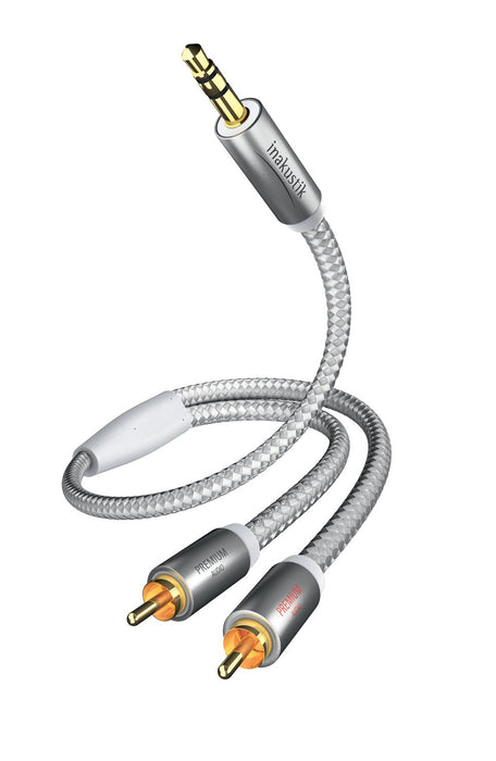 EAN 4001985507900 - Inakustik 00410005 cable de audio 5 m 3,5mm 2 x RCA Blanco imagen 1