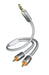 EAN 4001985507900 - Inakustik 00410005 cable de audio 5 m 3,5mm 2 x RCA Blanco imagen 1