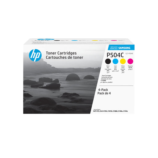 EAN 0191628444922 - Samsung CLT-P504C 4-pack Cyan/Magenta/Yellow/Black Original Toner Cartridge cartucho de tóner 4 pieza(s)  imagen 1