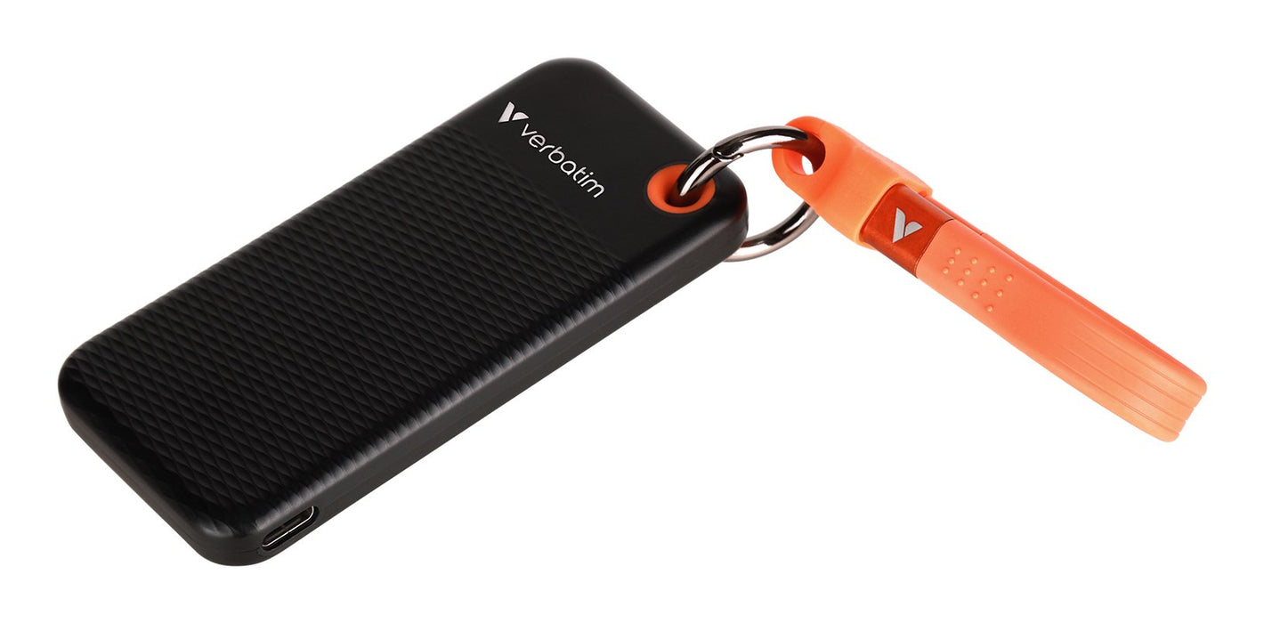EAN 23942324355 - Verbatim 32435 unidad externa de estado sólido 128 GB USB Tipo C 3.2 Gen 2 (3.1 Gen 2) Negro, Naranja imagen 1