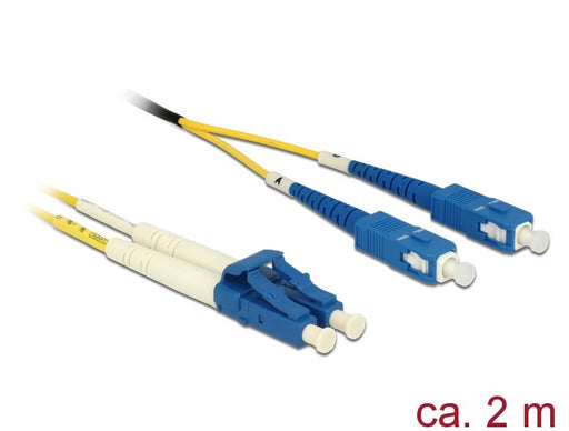 EAN 4043619846108 - DeLOCK 84610 Cable de fibra óptica e InfiniBand 2 m LC SC Amarillo imagen 2