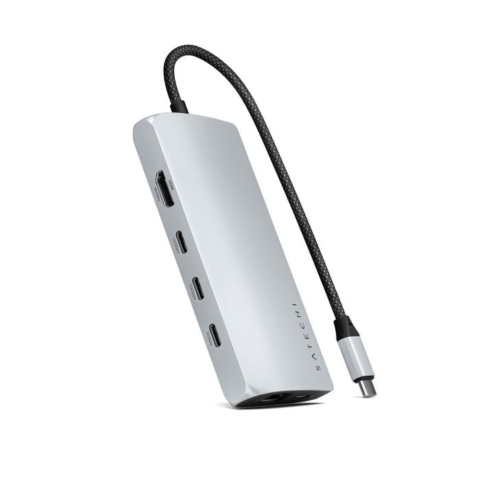 EAN 879961008185 - Satechi ST-P8KES base para portátil y replicador de puertos Alámbrico USB 3.2 Gen 1 (3.1 Gen 1) Type-C Pla imagen 1