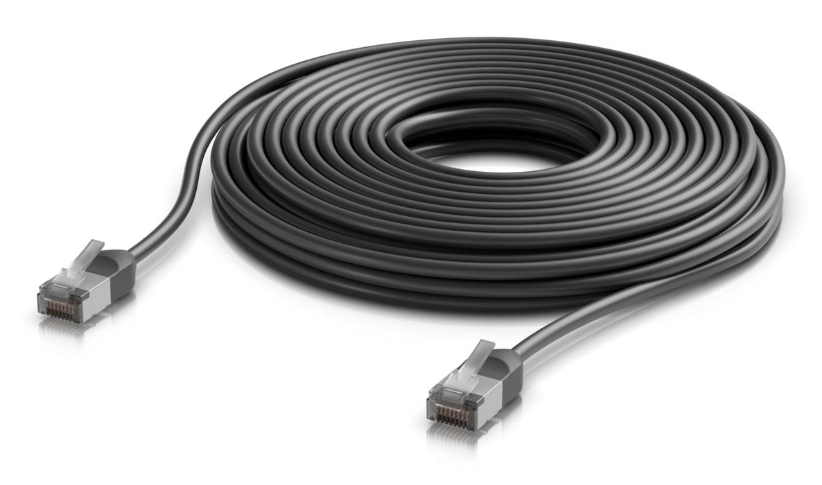 EAN 810177166214 - Ubiquiti UACC-Cable-Patch-Outdoor-C6A-12M-BK cable de red Negro Cat6a F/UTP (FTP) imagen 1