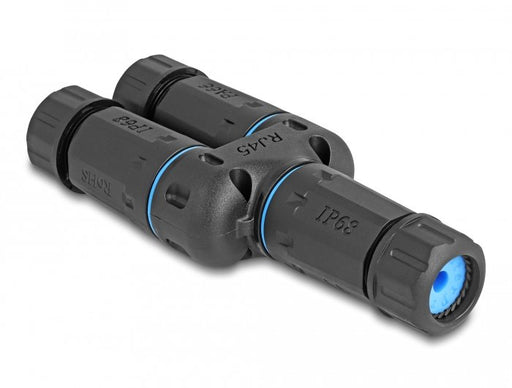 EAN 4043619868087 - DeLOCK 86808 conector 1 x RJ45/2 x RJ45 Negro, Azul imagen 1