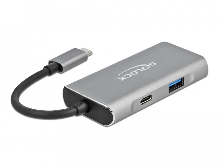 EAN 4043619632619 - DeLOCK 63261 hub de interfaz USB 3.2 Gen 2 (3.1 Gen 2) Type-C 10000 Mbit/s Negro, Gris imagen 2
