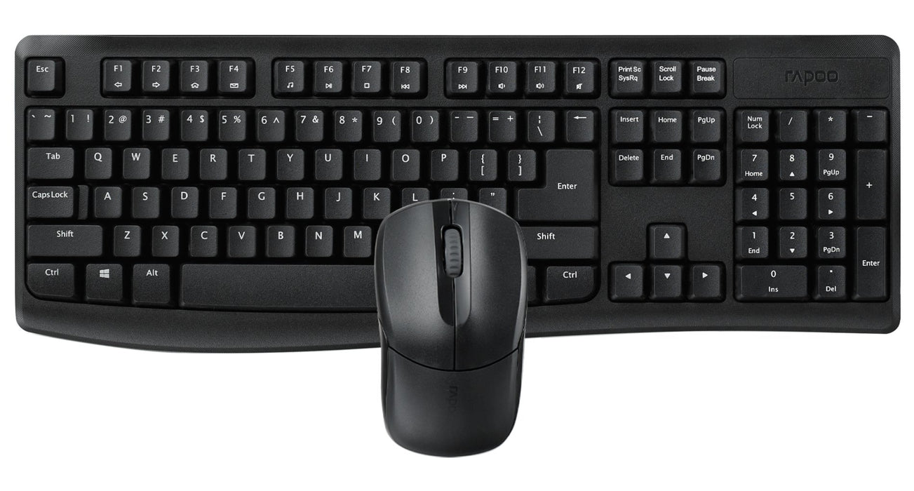 EAN 6940056121707 - Rapoo X1800Pro teclado Ratón incluido Universal RF inalámbrico QWERTY Negro imagen 1