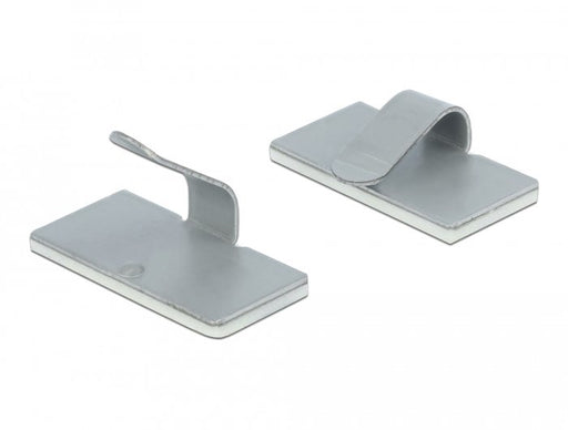 EAN 4043619601844 - DeLOCK 60184 abrazadera para cable Acero satinado 10 pieza(s) imagen 2