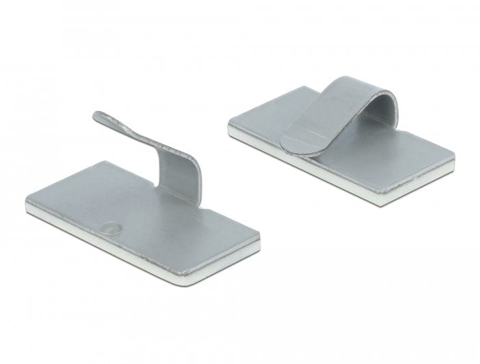 EAN 4043619601844 - DeLOCK 60184 abrazadera para cable Acero satinado 10 pieza(s) imagen 2