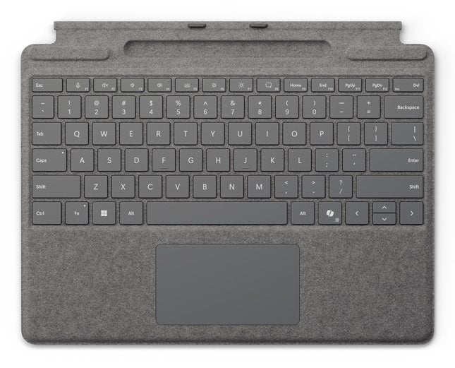 EAN 196388357758 - Microsoft Surface Pro Keyboard with pen storage AZERTY Belga Microsoft Cover port Platino imagen 1