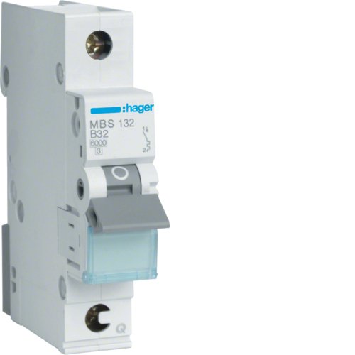 EAN 3250614314766 - Hager MBS132 corta circuito Tipo B 1 1 módulo(s) imagen 1
