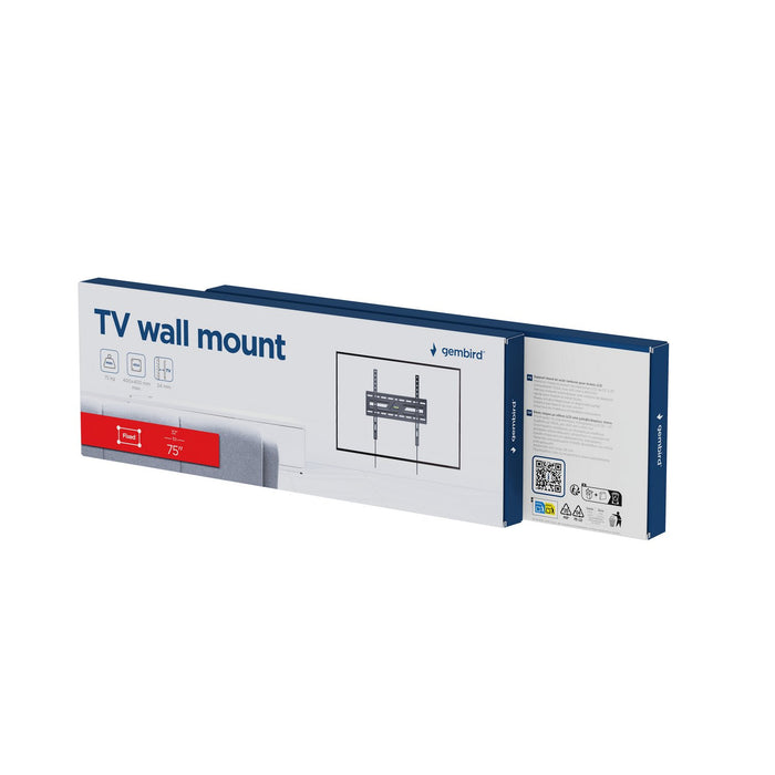 EAN 8716309135313 - Gembird WM-75F-02 soporte para TV 190,5 cm (75") Negro imagen 10