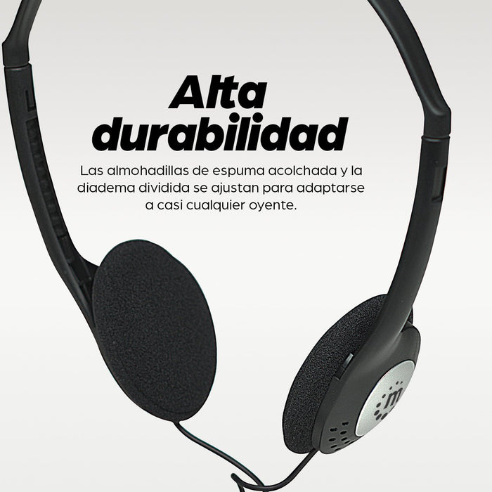 EAN 0766623177481 - Manhattan 177481 auricular y casco Auriculares Alámbrico Diadema Música Negro imagen 7