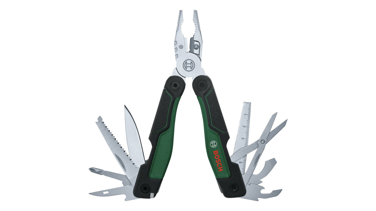 EAN 4053423254082 - Bosch 1 600 A02 Z98 alicate multiherramienta para bolsillo 16 herramientas Negro, Verde imagen 2