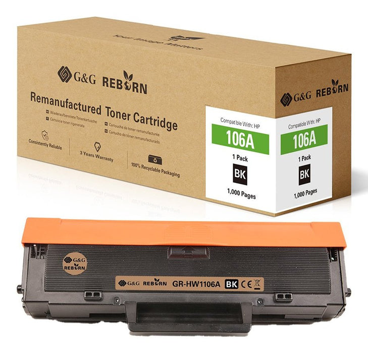 EAN 6942383124512 - G&G 21254 cartucho de tóner 1 pieza(s) Compatible Negro imagen 1