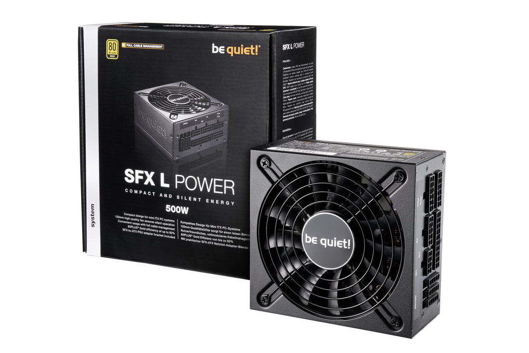 EAN 4260052187128 - be quiet! SFX L Power unidad de fuente de alimentación 500 W 20+4 pin ATX Negro imagen 3