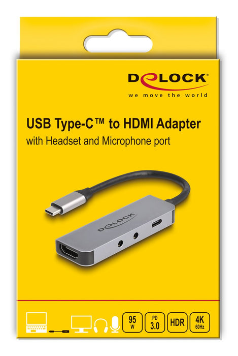EAN 4043619610648 - DeLOCK 61064 hub de interfaz USB 3.2 Gen 1 (3.1 Gen 1) Type-C Gris imagen 3