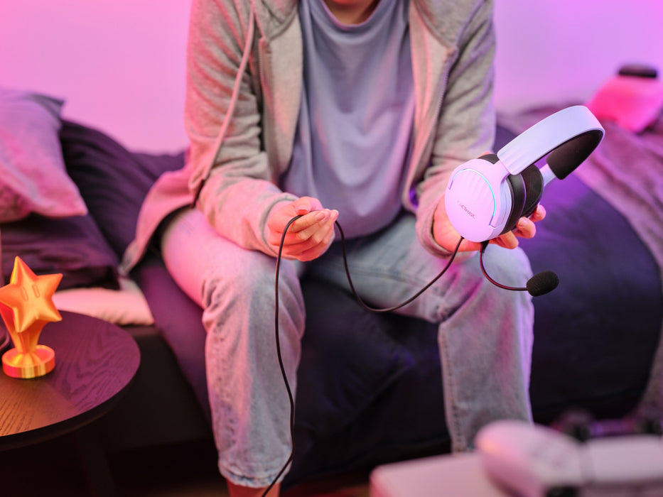 EAN 8713439253030 - Trust GXT 490P FAYZO Auriculares Alámbrico Diadema Juego USB tipo A Negro, Púrpura imagen 12