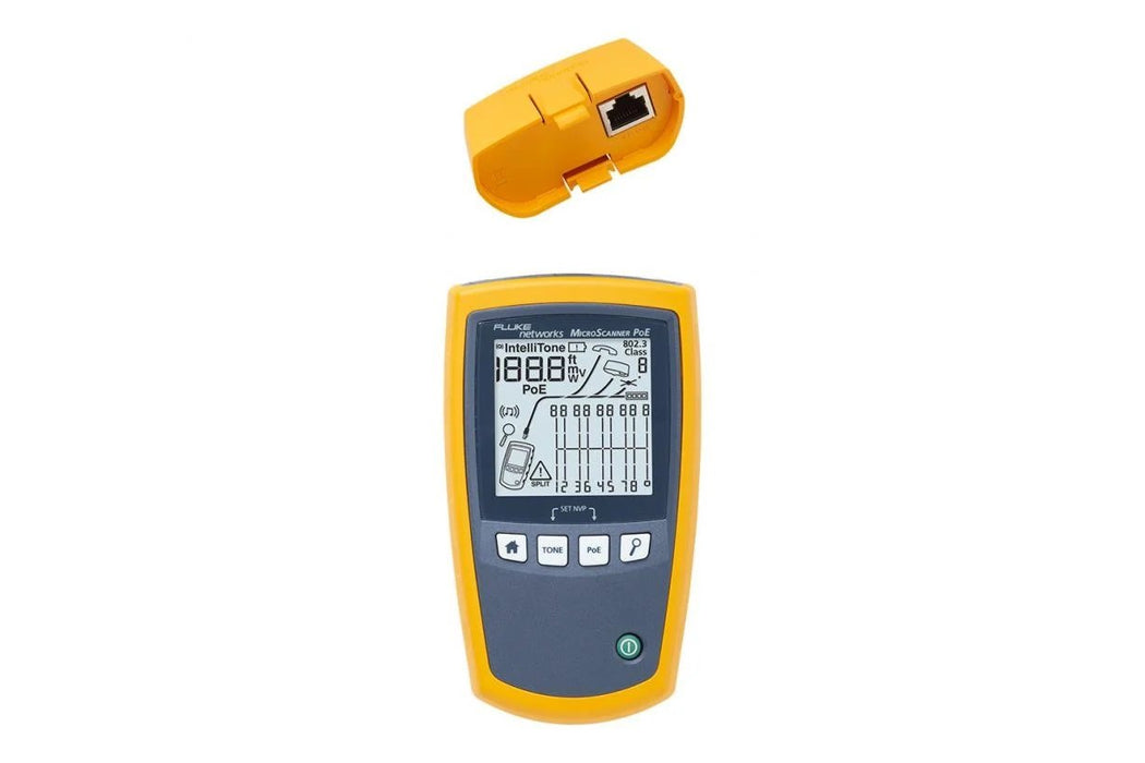 EAN 0754082148524 - Fluke MicroScanner PoE Comprobador de alimentación PoE Azul, Amarillo imagen 2
