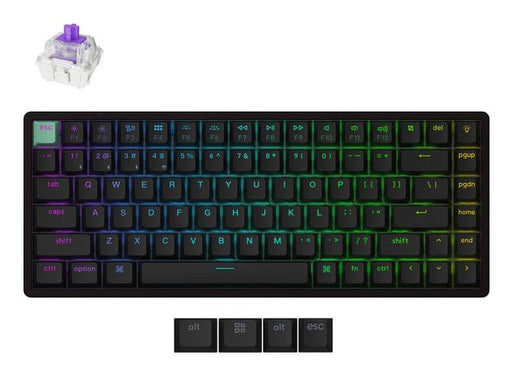 EAN 4895248889045 - Keychron K2 HE teclado Juego USB + RF Wireless + Bluetooth QWERTY Inglés Negro imagen 1