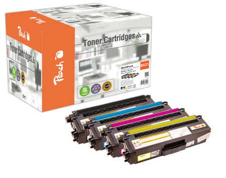 EAN 7640173434108 - Peach 112071 cartucho de tóner 4 pieza(s) Compatible Negro, Cian, Magenta, Amarillo imagen 1
