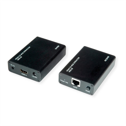EAN 7630049615380 - ROLINE 14.01.3417 extensor audio/video Transmisor y receptor de señales AV Negro imagen 1