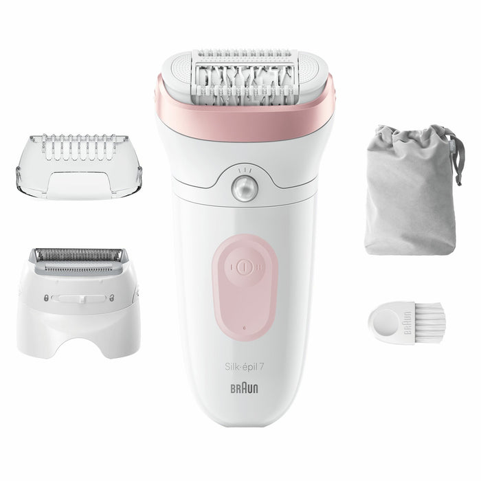 EAN 7500435225120 - Braun Silk-épil 7 7-030 40 pinzas Rosa, Blanco imagen 2
