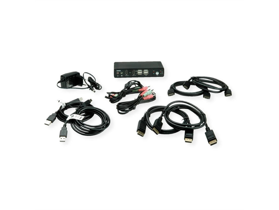 EAN 7630049634794 - ROLINE 14.01.3047 interruptor KVM Negro imagen 3