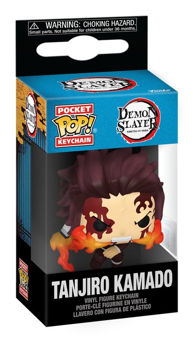 EAN 0889698882095 - FUNKO POP! KEYCHAIN Tanjiro Kamado (Dancing Flash) Llavero de anilla Multicolor imagen 2