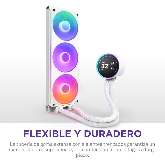 EAN 5056547204192 - NZXT Kraken Elite 360 RGB Procesador Sistema de refrigeración líquida todo en uno 12 cm Blanco 1 pieza(s) imagen 14