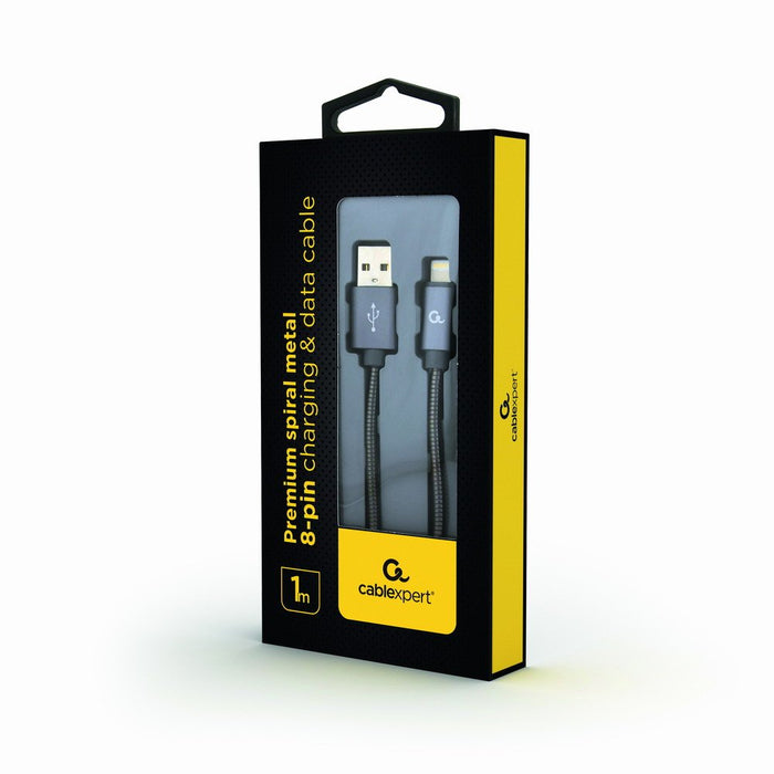 EAN 8716309106245 - Cablexpert CC-USB2S-AMLM-1M-BG cable de conector Lightning 8 m Gris imagen 2