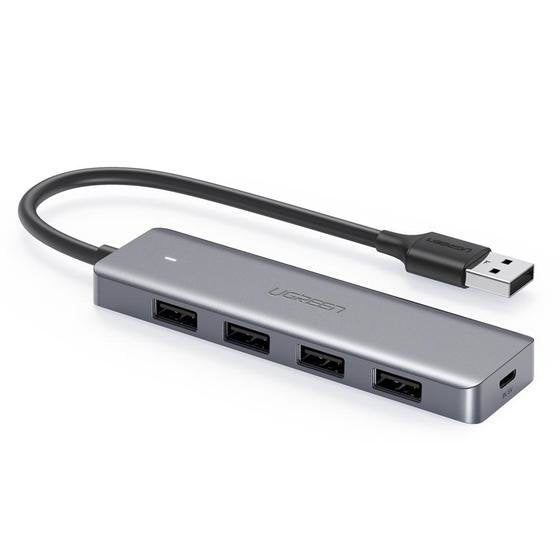 EAN 6957303805167 - Ugreen 50985 hub de interfaz USB 3.2 Gen 1 (3.1 Gen 1) Type-A 5000 Mbit/s Plata imagen 1