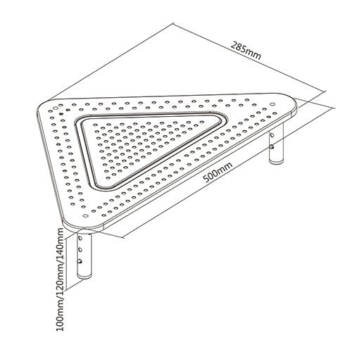 EAN 8716309126212 - Gembird MS-TABLE-02 soporte para monitor Escritorio Negro imagen 4