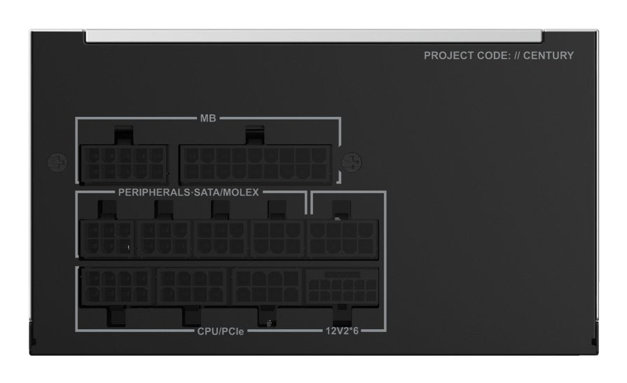 EAN 4710562747263 - Montech CENTURY II unidad de fuente de alimentación 850 W 20+4 pin ATX ATX Plata, Negro imagen 6