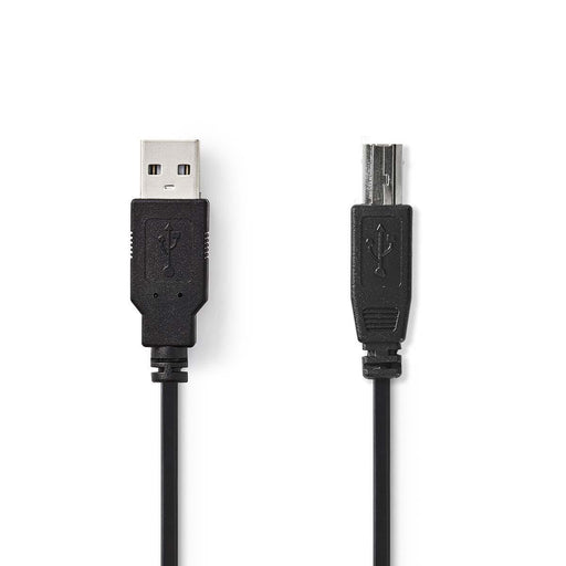 EAN 5412810288854 - Nedis CCGB60100BK20 cable USB USB 2.0 2 m USB A USB B 0,48 Gbit/s Negro imagen 1