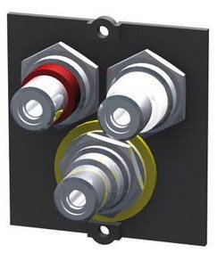 EAN 4016514031054 - Bachmann 917.026 toma de corriente 3 x RCA Negro imagen 1