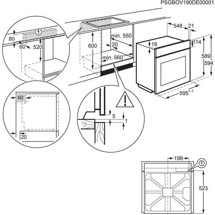 EAN 7333394056043 - AEG Series 5000 OU5AB20SM 72 L 2790 W Acero inoxidable imagen 10