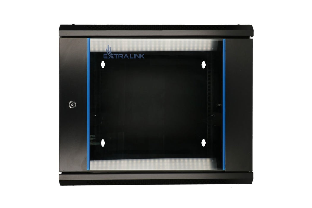 EAN 5903148912929 - Extralink 6U 600X600 AZH WALL-MOUNTED RACKMOUNT CABINET SWING TYPE BLACK Bastidor de pared imagen 3