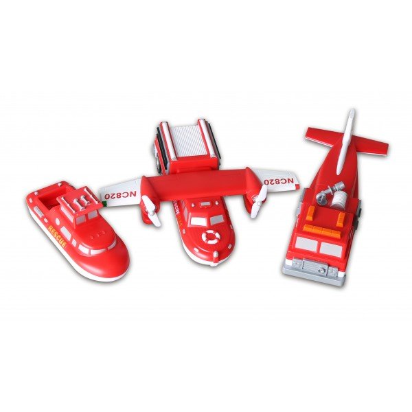 EAN 0755828603178 - Popular Playthings Mix or Match Vehicles Fire and Rescue imagen 2
